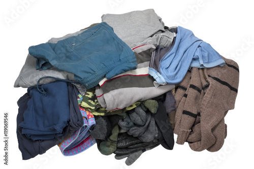 pure and washed men's top wear heap