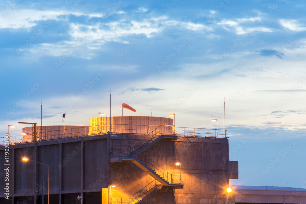 Obraz premium Power plant for Petroleum industry