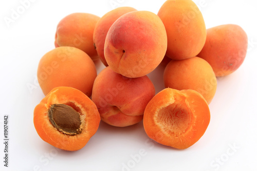 cueillette d'abricots