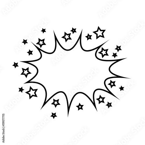 comic bubble talk speech idea expression cartoon vector illustration