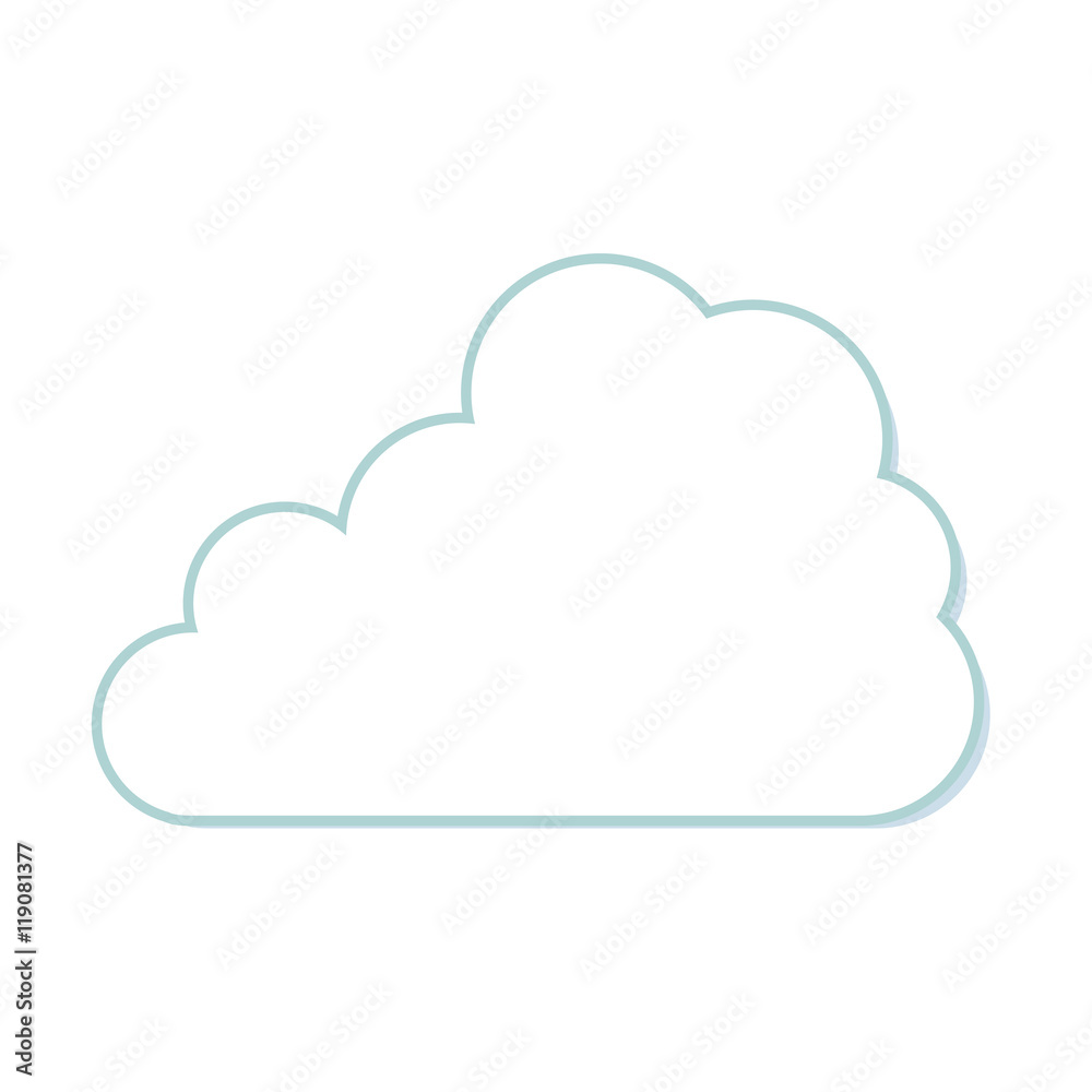 cloud sky weather nature forecast meteorolgy clear day vector illustration cloud sky weather nature forecast meteorolgy clear day vector illustration