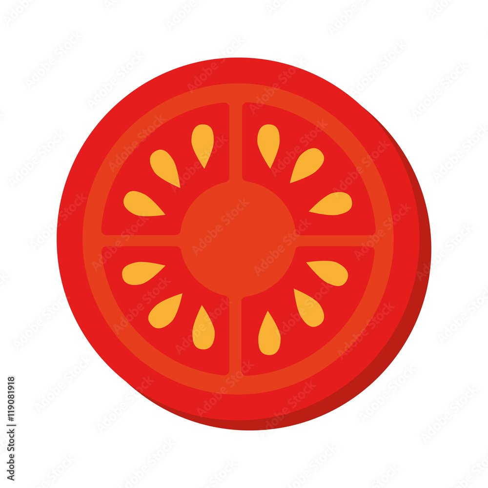 tomato vegetable red natural and organic food vector illustration tomato vegetable red natural and organic food vector illustration