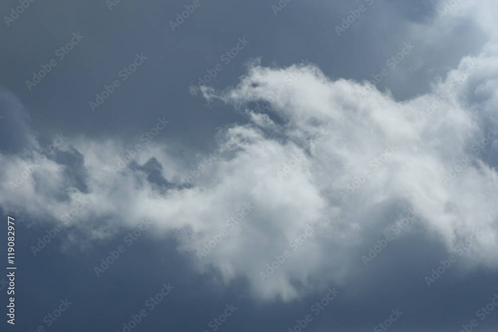 Figured clouds like a sea/Horizontal abstract background Figured clouds like a sea/Horizontal abstract background