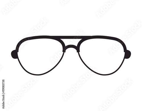 glasses fashion eyewear hipster style accessory vector illustration