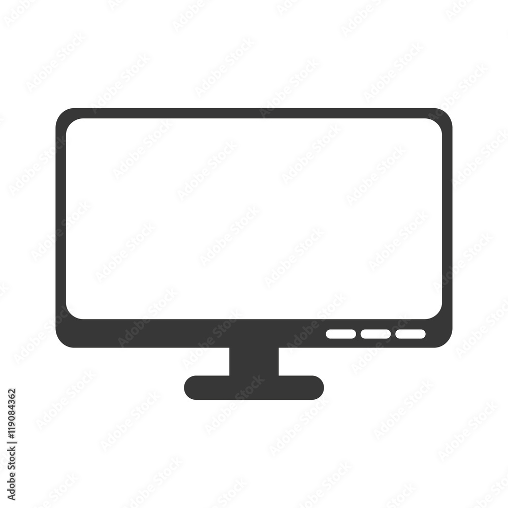 monitor screen computer technology and electronic device vector illustration monitor screen computer technology and electronic device vector illustration