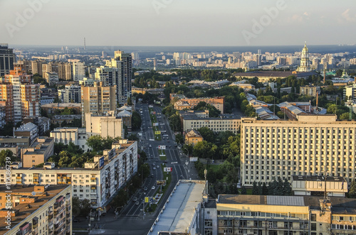 View Pechersk  Kiev from the top