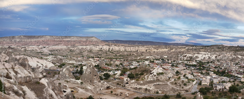 Typical landscape of Cappadocia.
