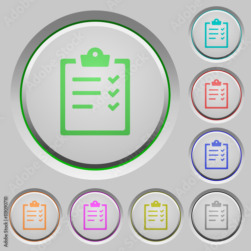 Task list push buttons