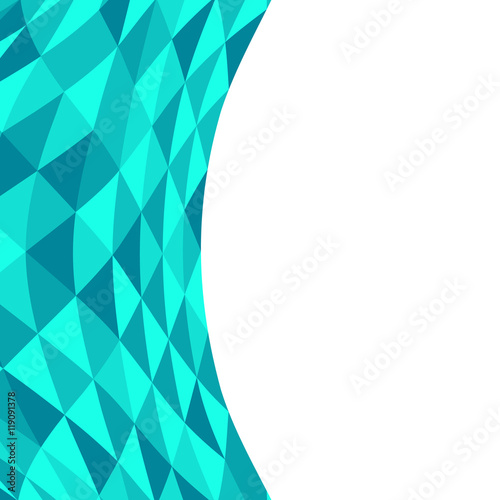 Distorted geometric shapes on a white background.