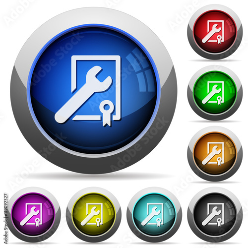 Award winning support button set