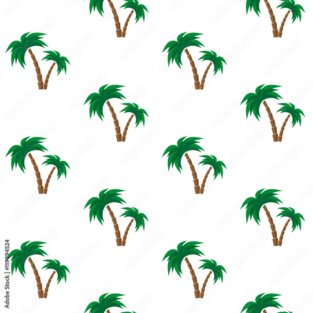 Palm trees pattern.