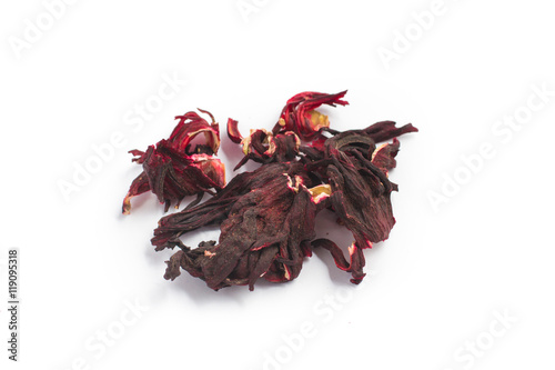 Dried hibiscus flower
