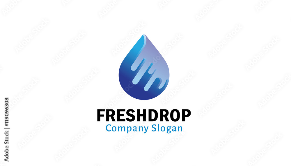 Fresh Drop LogoDesign Illustration Fresh Drop LogoDesign Illustration