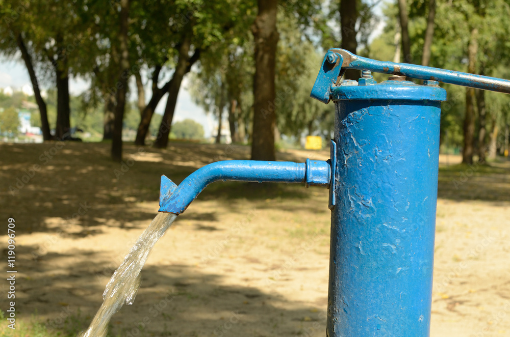Fototapeta premium Column with potable water.