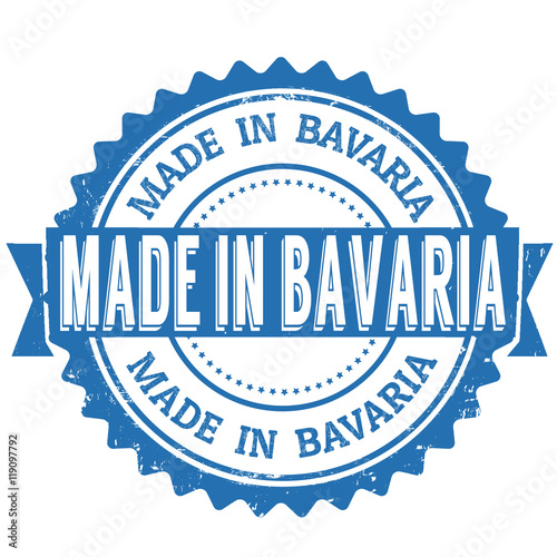 Made in Bavaria stamp or seal