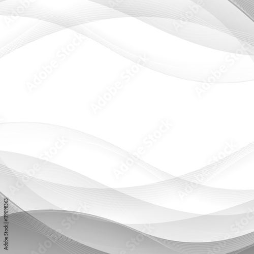 Abstract gray background with wave. Vector illustration