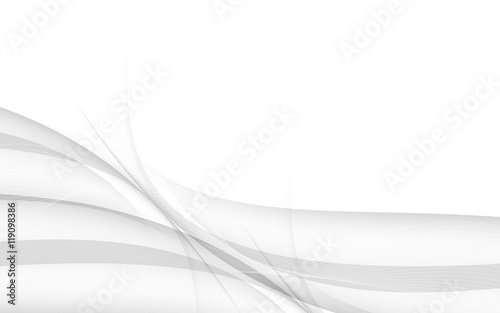 Abstract gray background with wave. Vector © unscrew