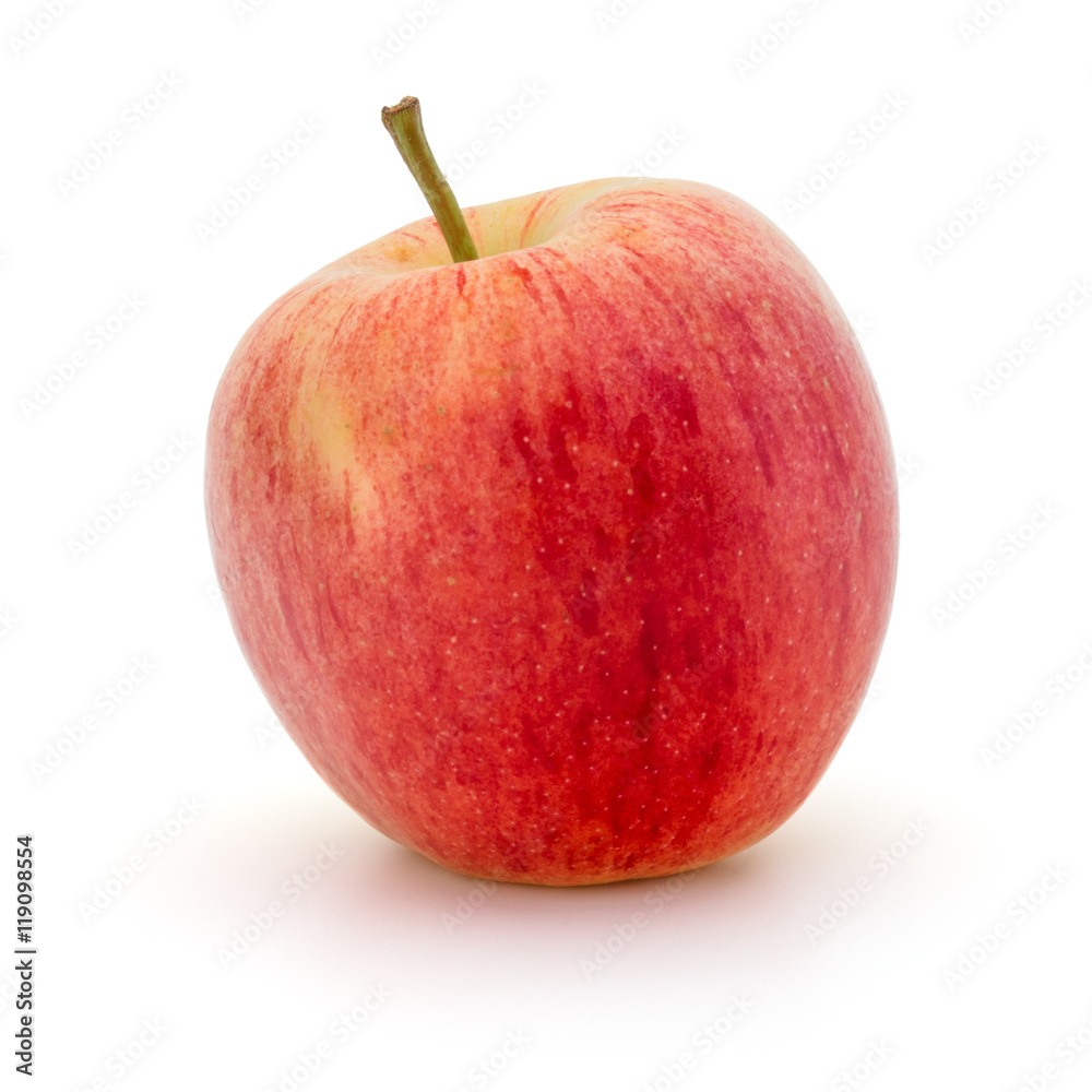 Red apple isolated on white background cutout Red apple isolated on white background cutout