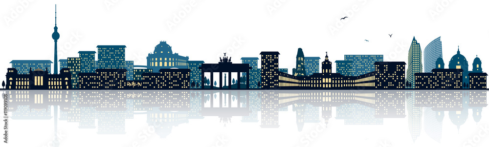 Obraz premium Berlin Skyline