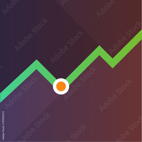 Abstract geomentic diagram sign vector design photo