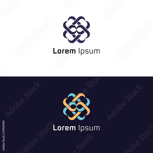 Tracery logo design minimalistic company sign