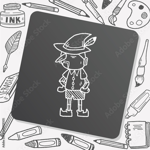pinocchio doodle