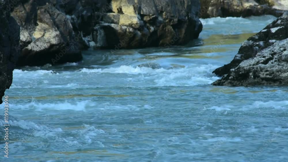 rapid course on mountain river
rapid course on mountain river