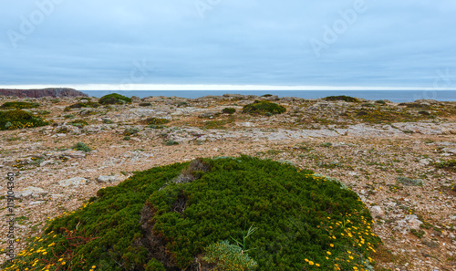 Atlantic ocean coast view (Algarve, Portugal).