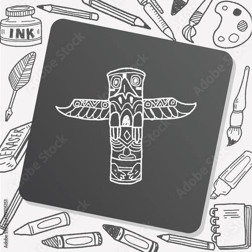 Totem Pole doodle