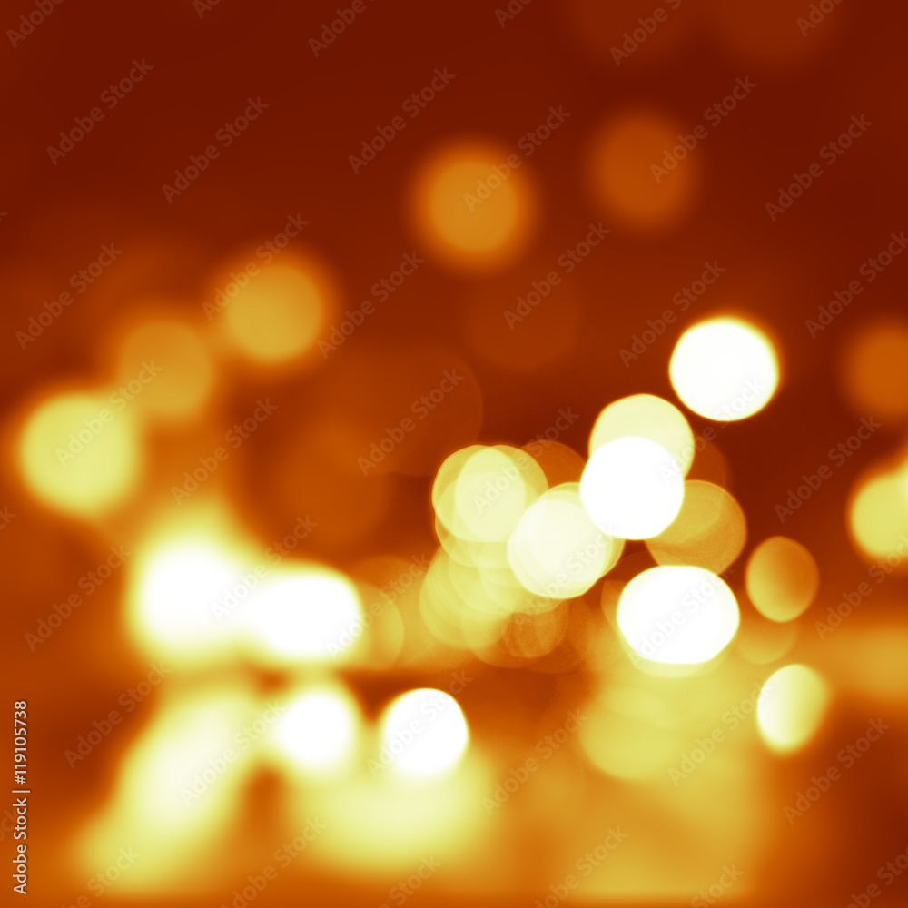 Circles on red tone background