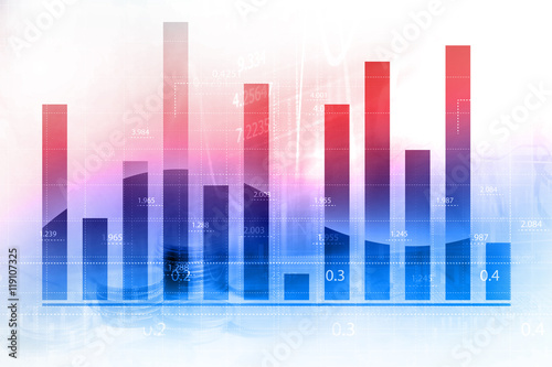 Finance data concept