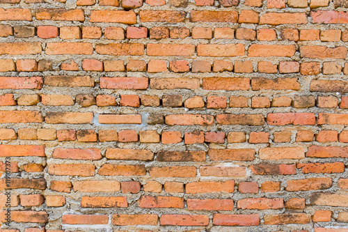 Brick wall as background texture