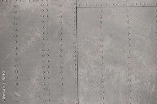 riveted metal from aircraft