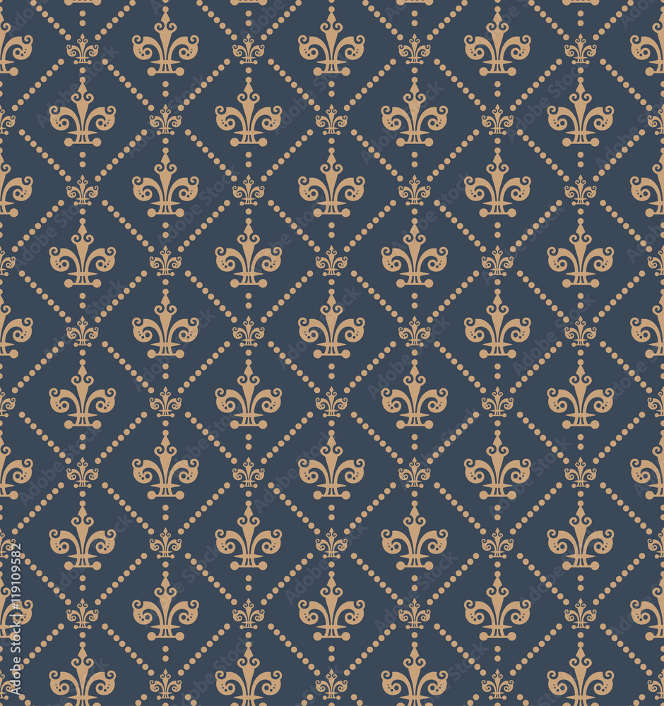 Seamless pattern for Your design, vintage