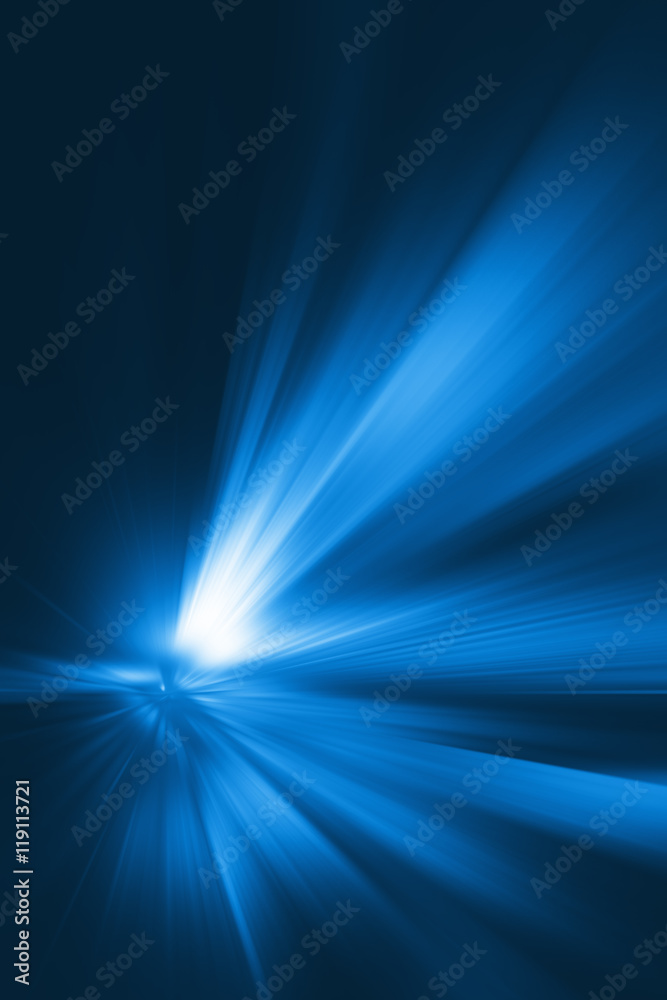 Obraz premium Blue Abstract Zoom background