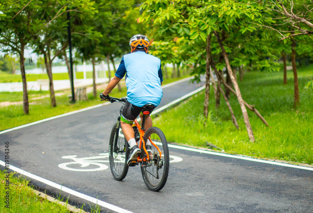 Naklejka premium bike lane