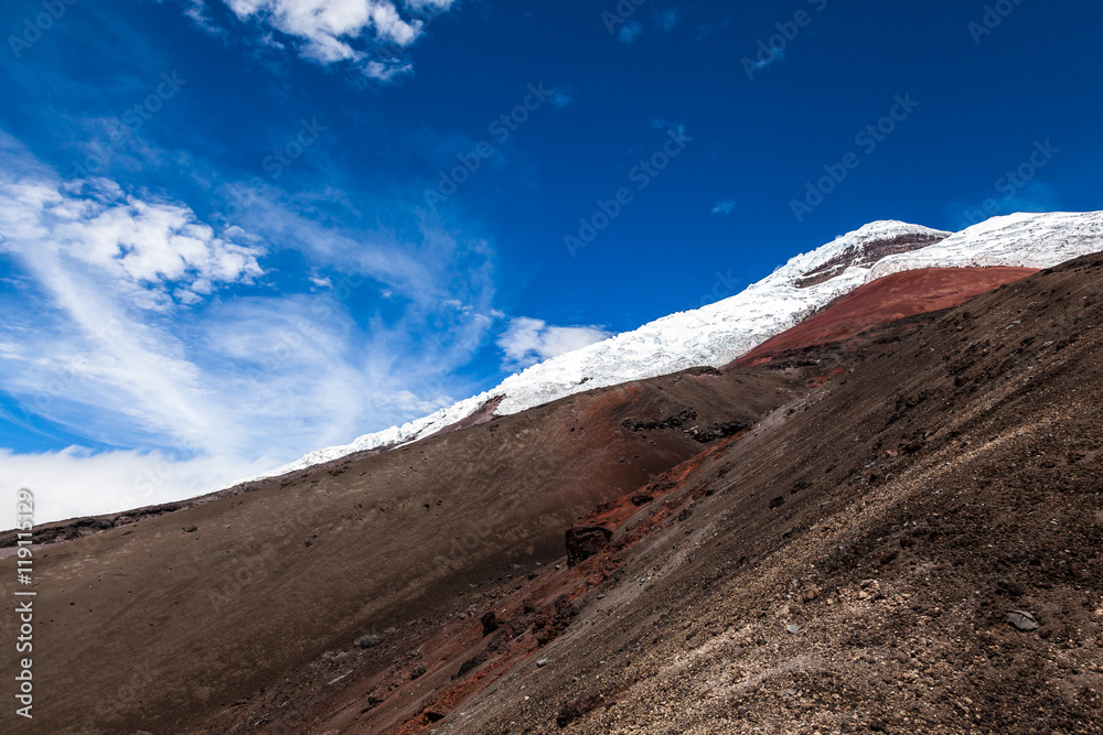 Cotopaxi volcano view