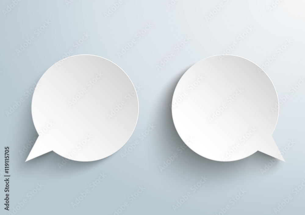 Infographic 2 Paper Speech Bubbles Infographic 2 Paper Speech Bubbles