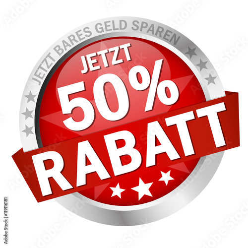 Button Jetzt 50% Rabatt