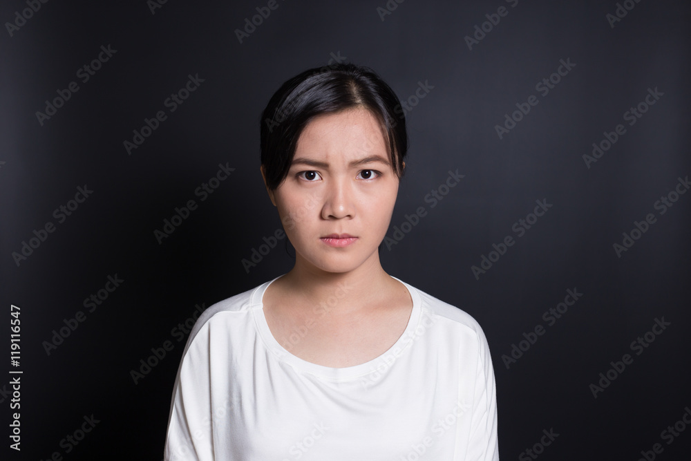 Woman Serious Woman Serious