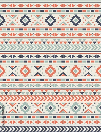 Seamless Ethnic pattern textures. Navajo geometric print. Rustic decorative ornament. Abstract geometric pattern. Native American pattern. Ornament for the design of clothing