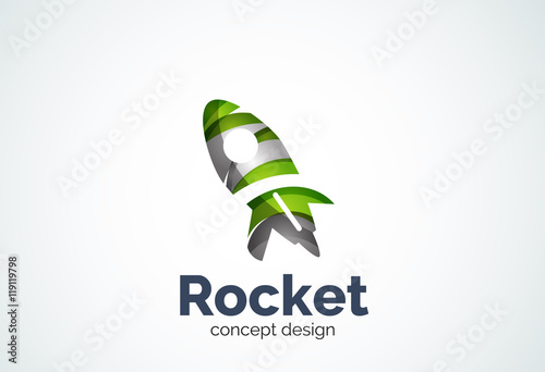 Rocket logo template