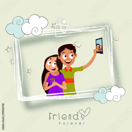 Friends celebrating Friendship Day.