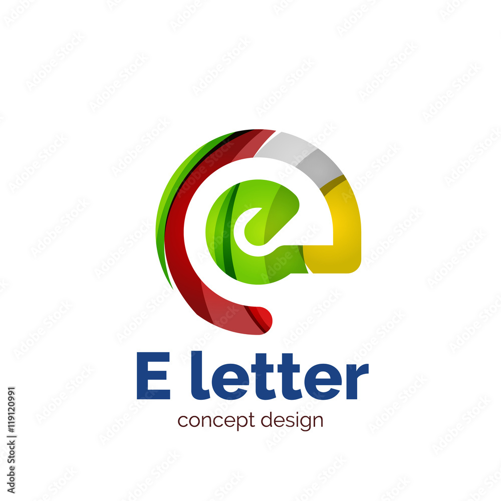 Vector letter concept logo template, abstract business icon Vector letter concept logo template, abstract business icon