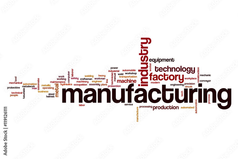 Manufacturing word cloud