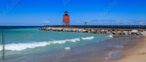 The Charlevoix Pier Light photo