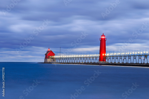 Grand Haven Lighthouse Before Sunrise