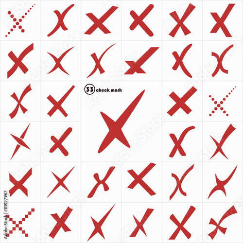 Check Marks or Ticks