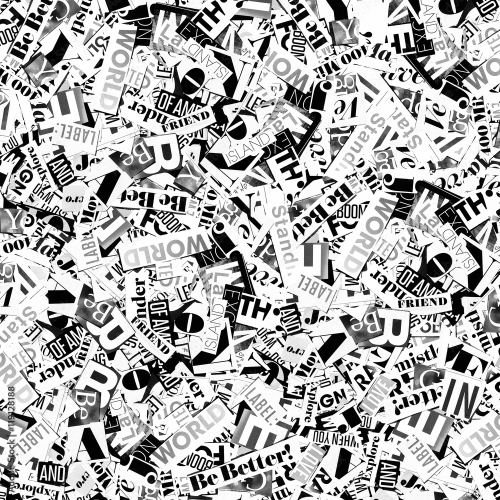 abstract background with letters abstract background with letters