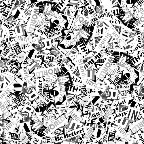 abstract background with letters